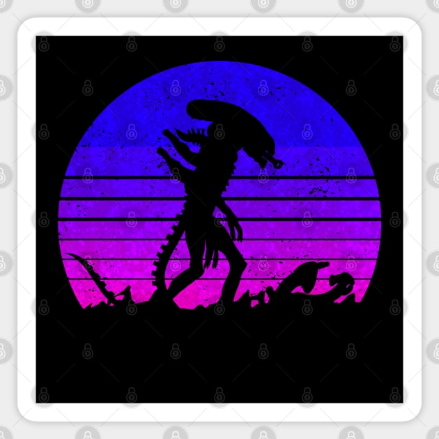 Xeno Sunset Sticker by CCDesign